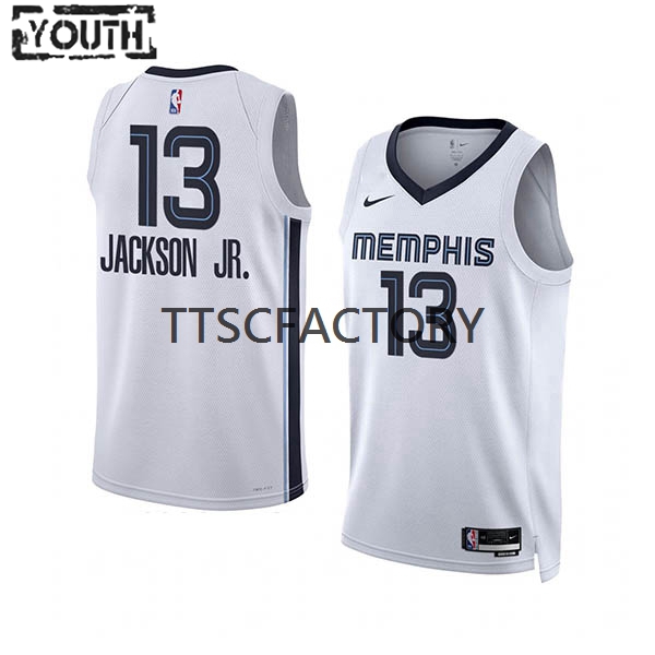 Memphis Grizzlies Trikot Jaren Jackson Jr. 13 Nike 2022-23 Association Edition Weiß Swingman - Kinder Memphis Grizzlies Trikot Jaren Jackson Jr. 13 Nike 2022-23 Association Edition Weiß Swingman - Kinder